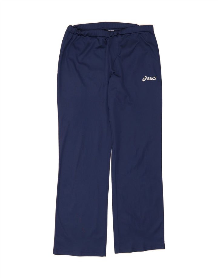 ASICS Womens Tracksuit Trousers 2XL  Navy Blue Vintage Asics and Second-Hand Asics from Messina Hembry 