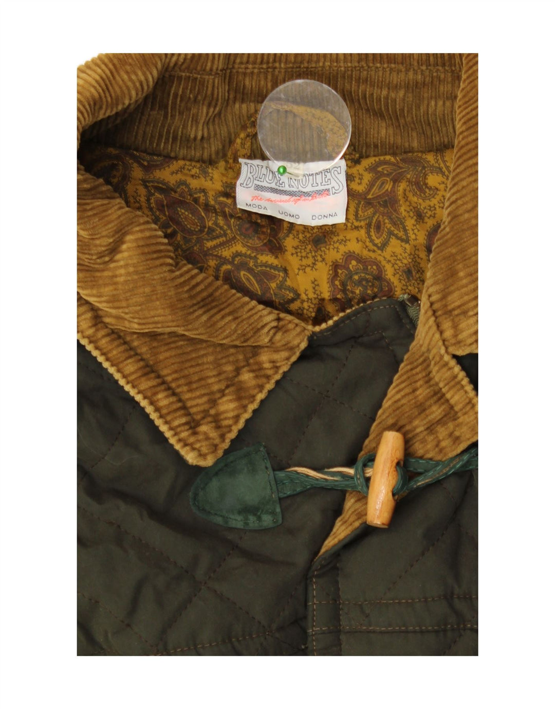 Casaco masculino acolchoado com capuz Blue Notes IT 52 XL poliéster verde