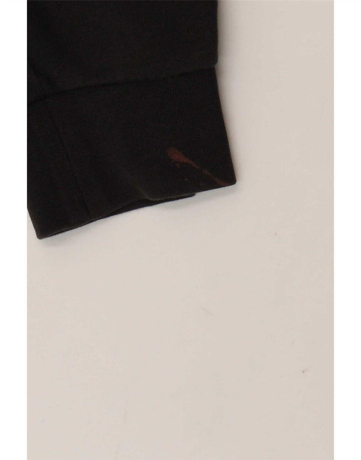 Adidas Mens Treino Calças Joggers Pequeno Algodão Preto