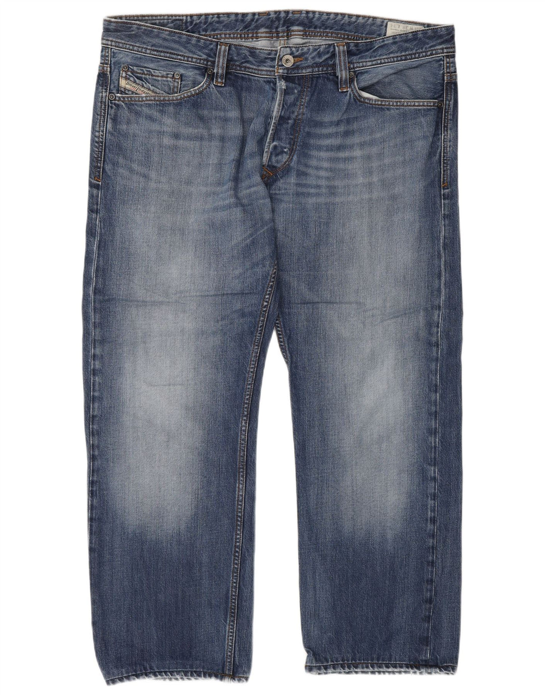 DIESEL Masculino Viker Regular Straight Jeans W38 L27 Azul