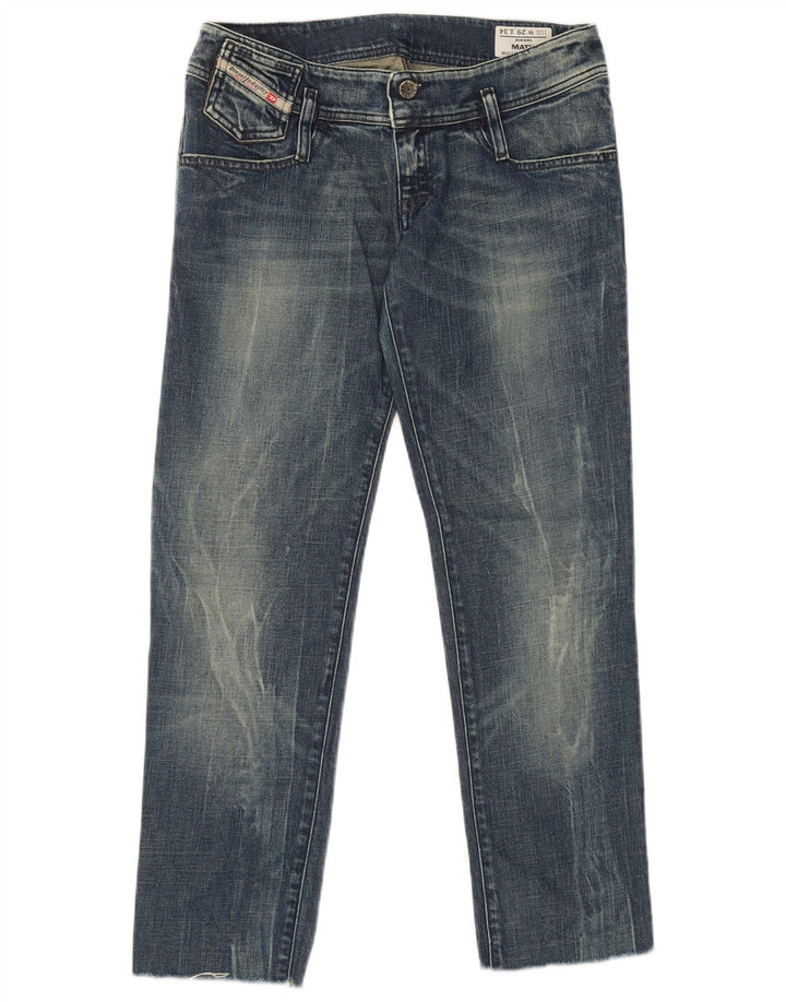 Diesel Feminino Matic Straight Jeans W29 L27 Azul Algodão