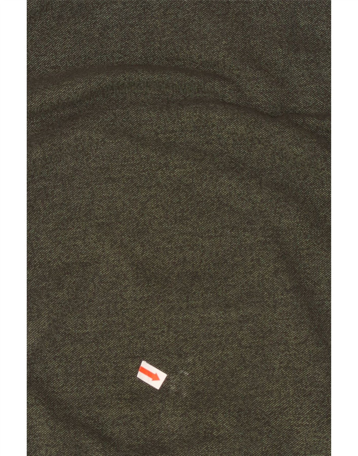 COS Camiseta Masculina Top Grande Verde