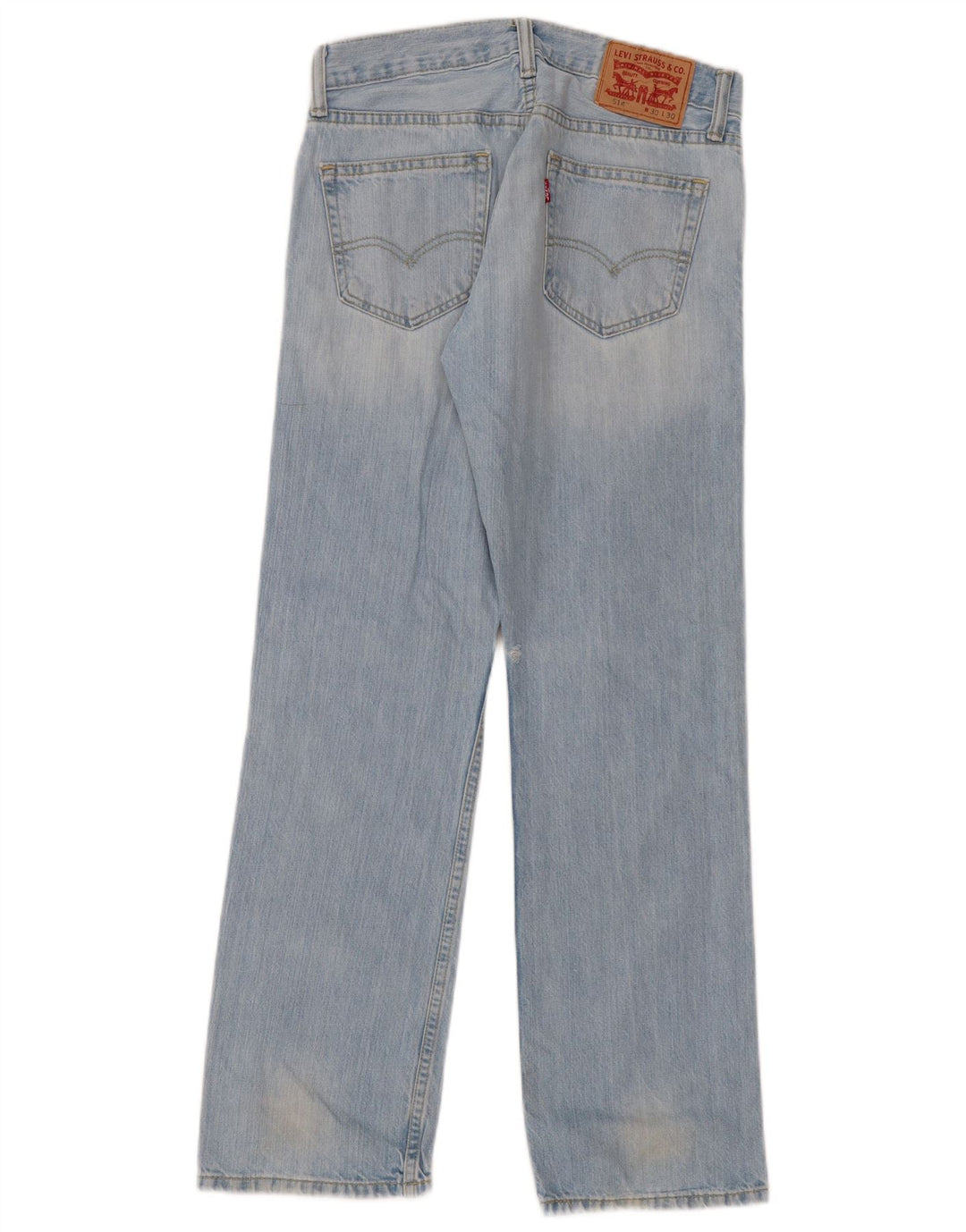 Levi's Masculino 514 Straight Jeans W30 L30 Azul Algodão