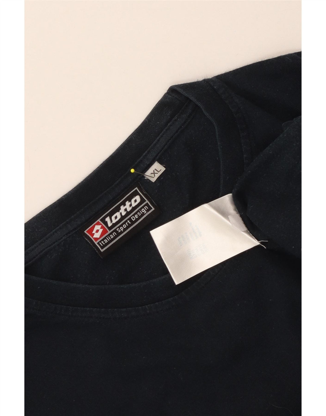 LOTTO Top masculino de manga comprida XL azul marinho algodão