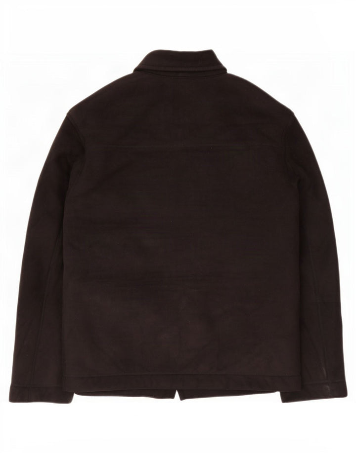 Jaqueta masculina Marks & Spencer Blue Harbor Sherpa Reino Unido 40 grande poliéster preto
