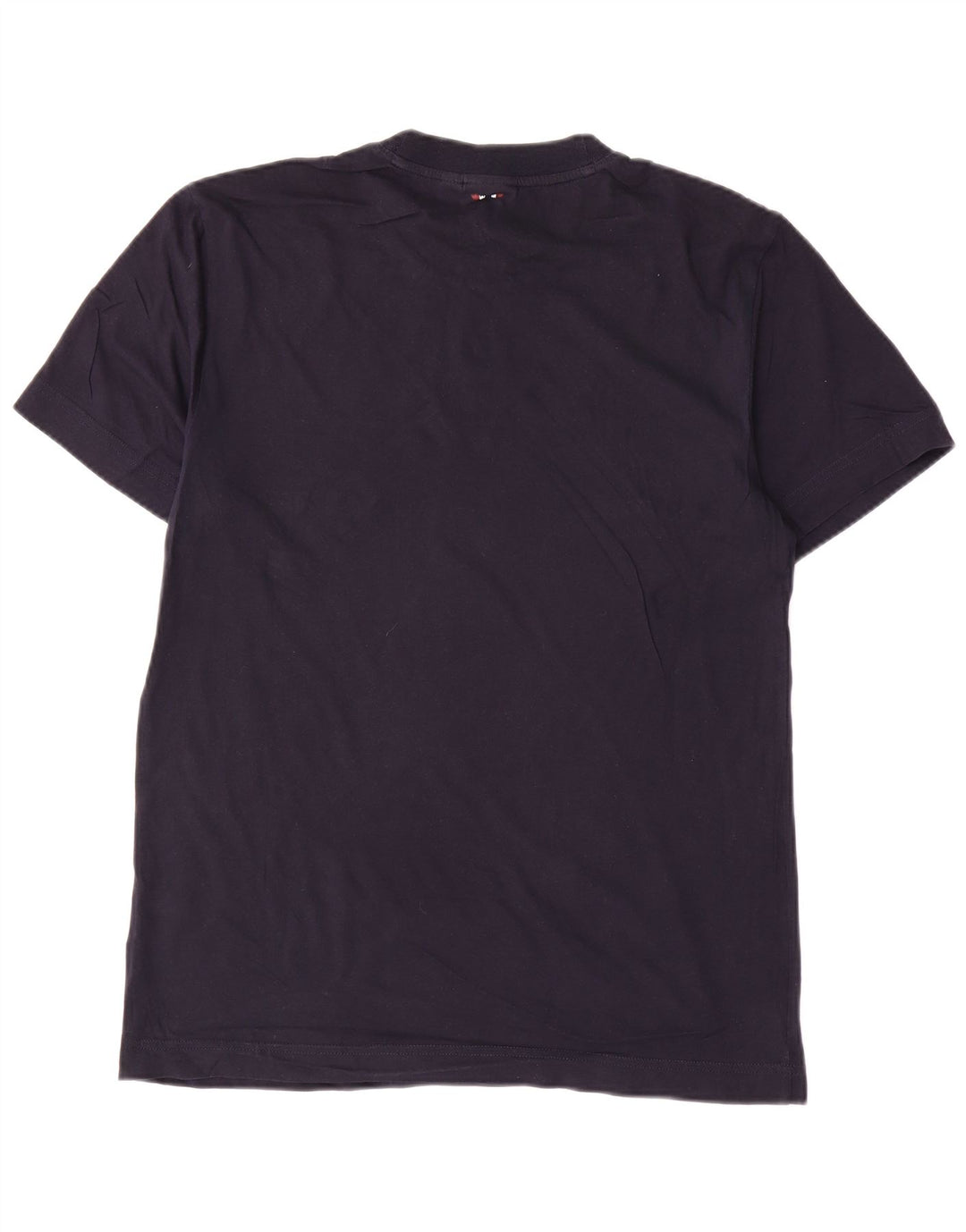 Camiseta gráfica masculina Napapijri Top médio azul marinho