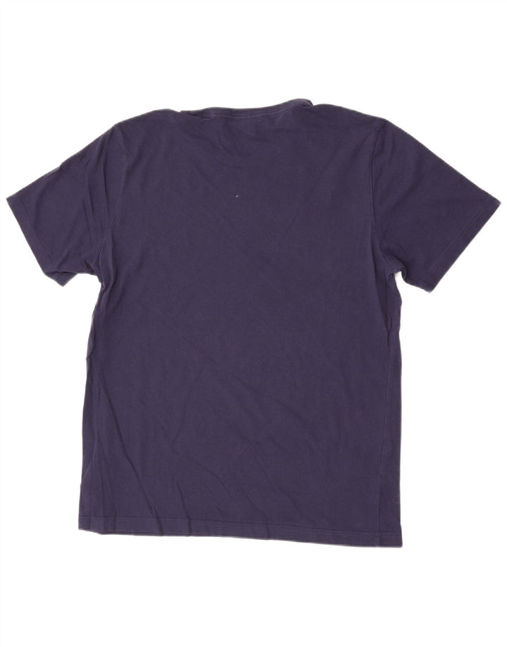 Camiseta masculina Puma grande algodão azul marinho
