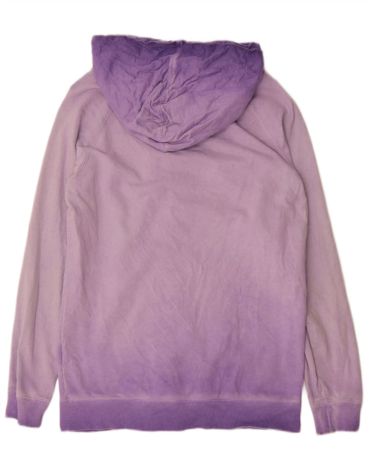 Suéter masculino NIKE com capuz e zíper pequeno roxo algodão
