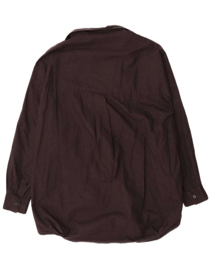Camisa pulôver feminina de manga 3/4 da French Connection Reino Unido 16 grande preta