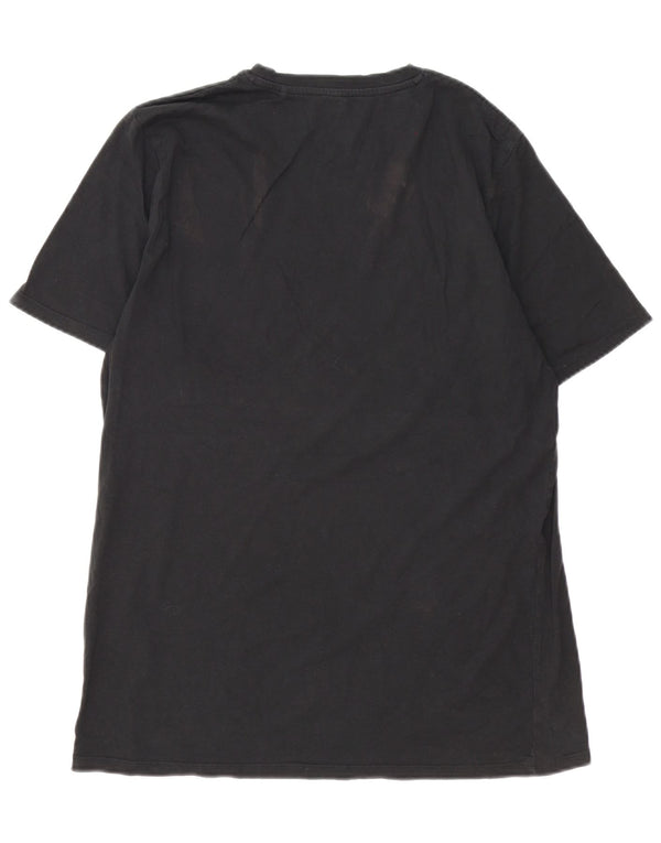 Jack & Jones Mens Slim Fit Camiseta Top XL Algodão Preto