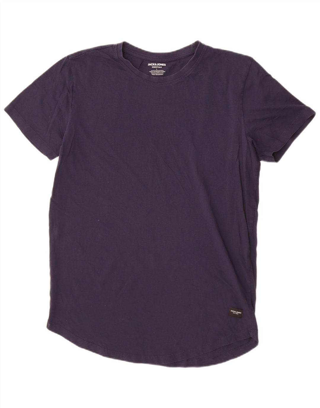 Camiseta masculina Jack & Jones grande algodão azul marinho