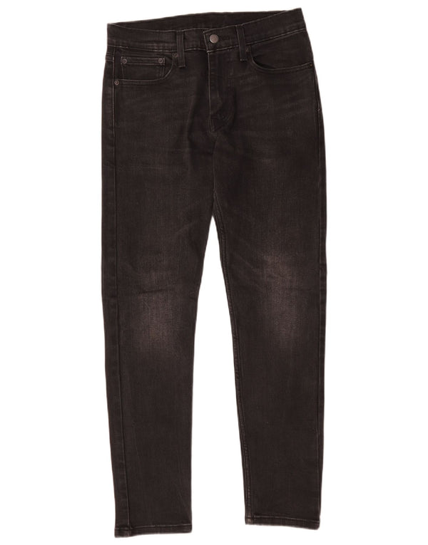 Calça jeans masculina Levi's 512 Slim Tapered W28 L30 algodão preto