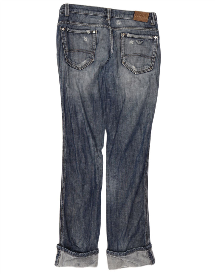 ARMANI JUNIOR Meninas Jeans retos 13-14 anos W29 L31 Azul