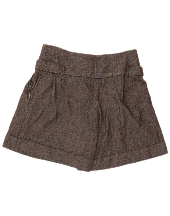 Shorts casuais femininos BENETTON IT 42 médio W30 lã cinza