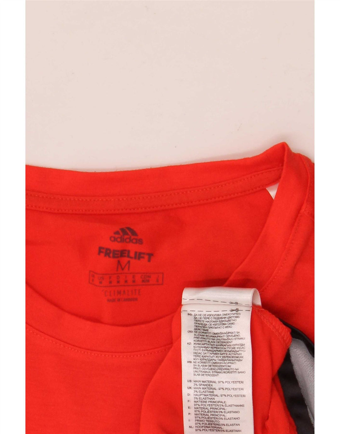 Adidas Mens Lash Graphic Vest Top Médio Vermelho Colourblock Poliéster