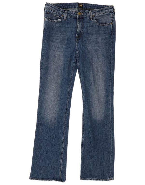 Lee Womens Cameron Bootcut Jeans W31 L31 Azul Algodão