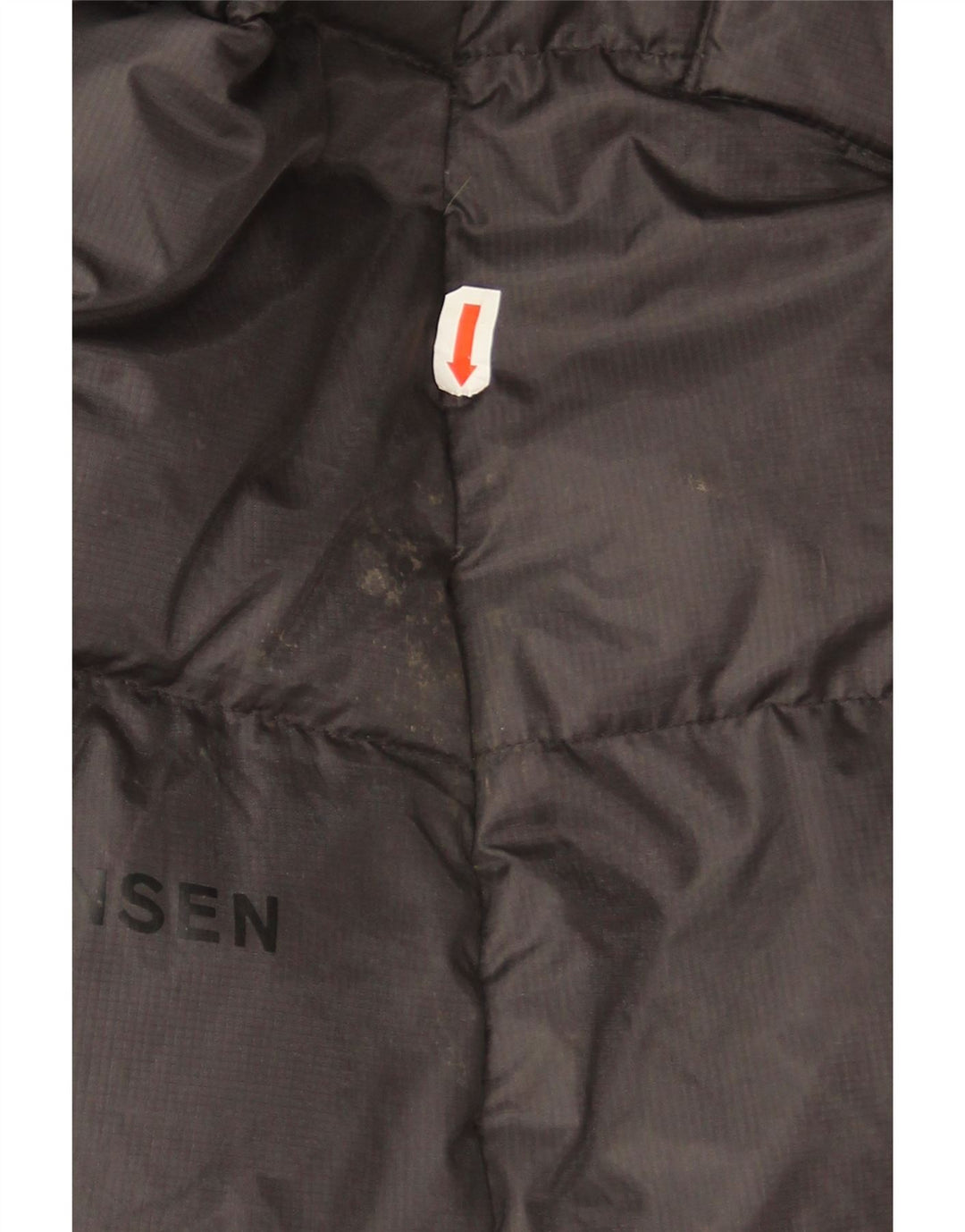 Casaco feminino Helly Hansen com capuz e acolchoado grande Reino Unido 10 pequeno preto nylon