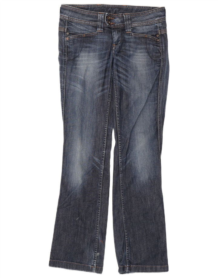 PEPE Jeans feminino bootcut jeans W27 L32 azul algodão