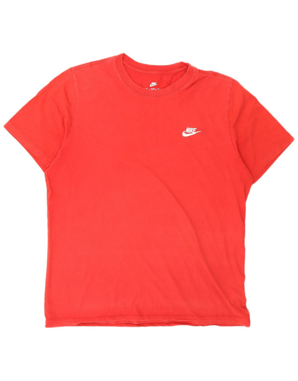 Camiseta masculina Nike grande algodão vermelho