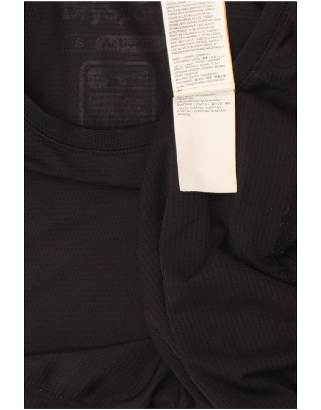 Superdry Mens Lash Graphic T-Shirt Top Pequeno Poliéster Preto