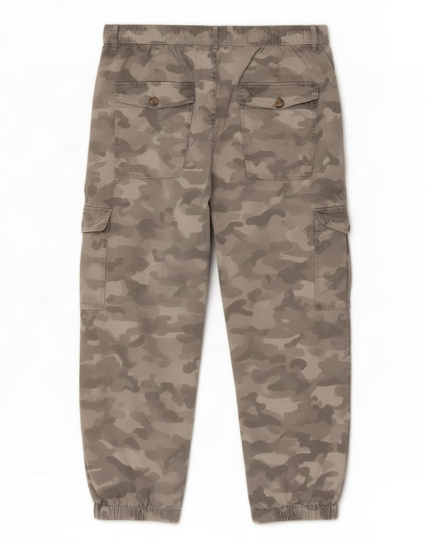 Calça cargo feminina Marks & Spencer UK 20 2XL W40 L25 verde