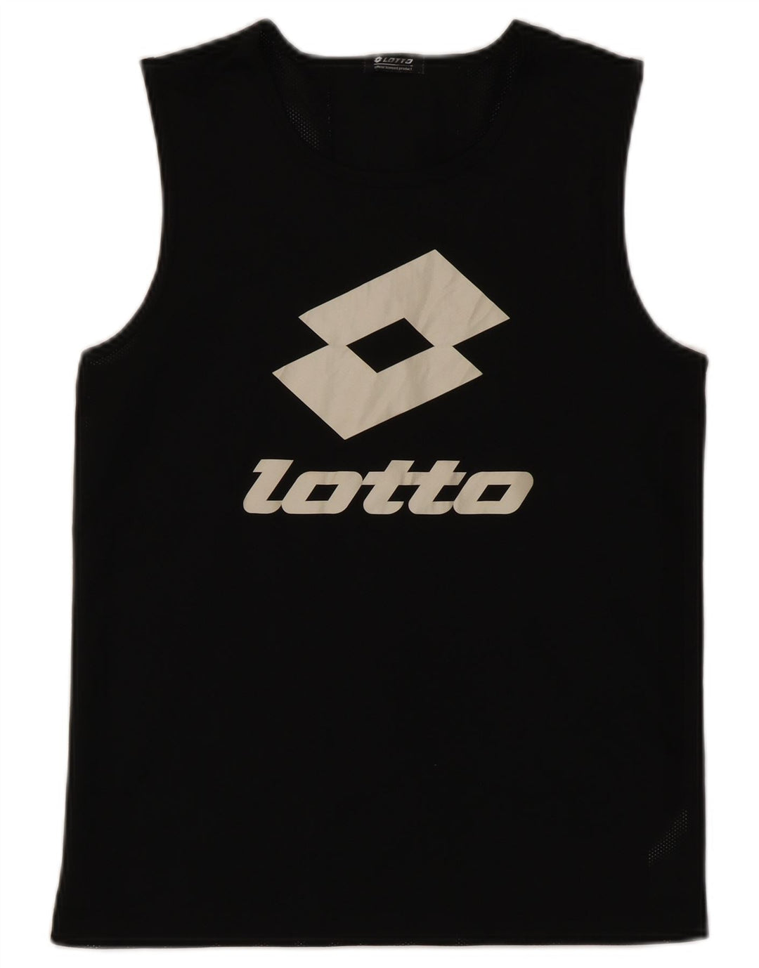 LOTTO Boys Graphic Vest Top 11-12 Anos Preto Poliéster