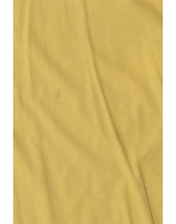 Nike Mens Camiseta Top Médio Amarelo