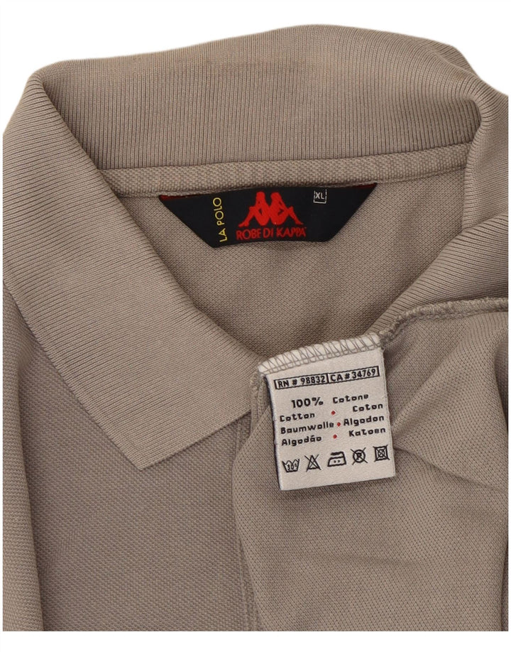 Camisa polo masculina Kappa XL cinza algodão