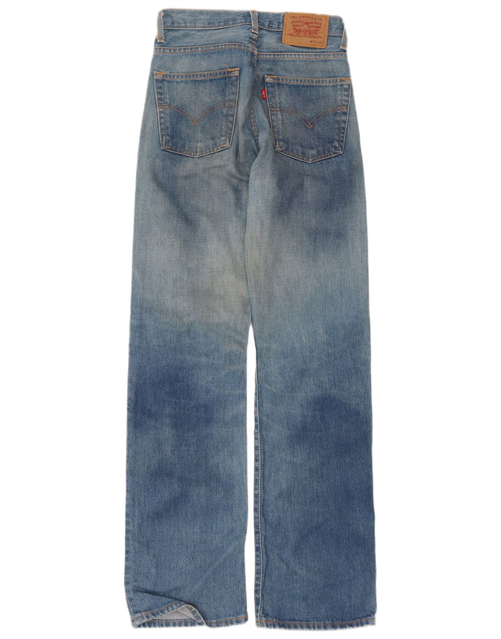 Jeans masculino de cintura alta Levi's W28 L34 azul algodão
