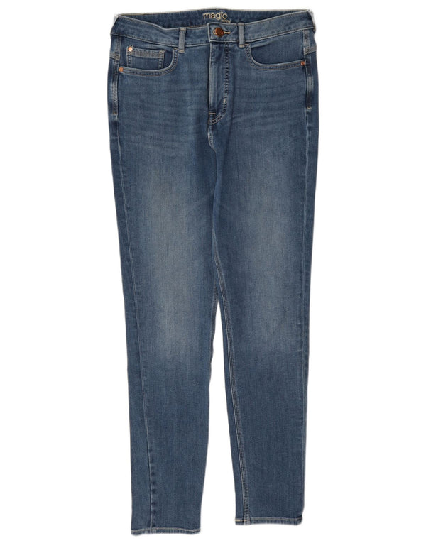 Jeans skinny feminino Marks & Spencer Reino Unido 12 médio W28 L28 algodão azul