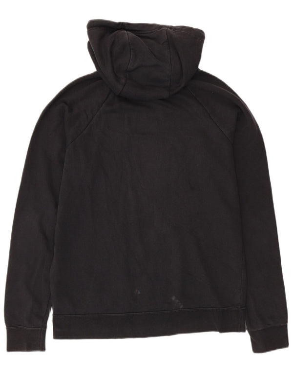 Jumper com capuz gráfico feminino NIKE UK 14 médio preto algodão