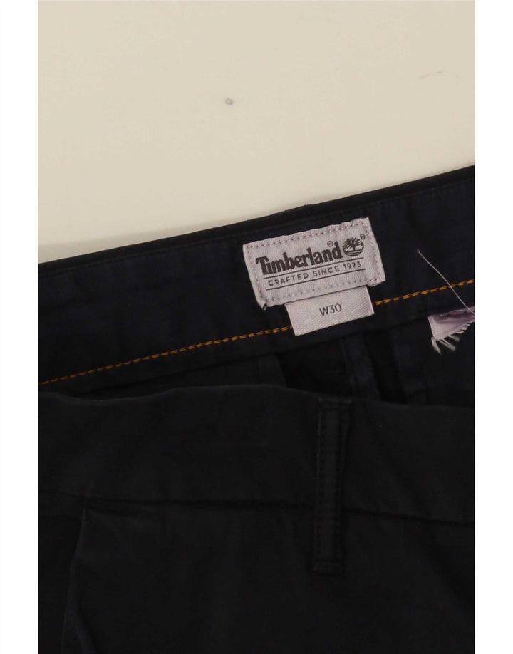 Calças cargo slim masculinas Timberland W30 L28 azul marinho