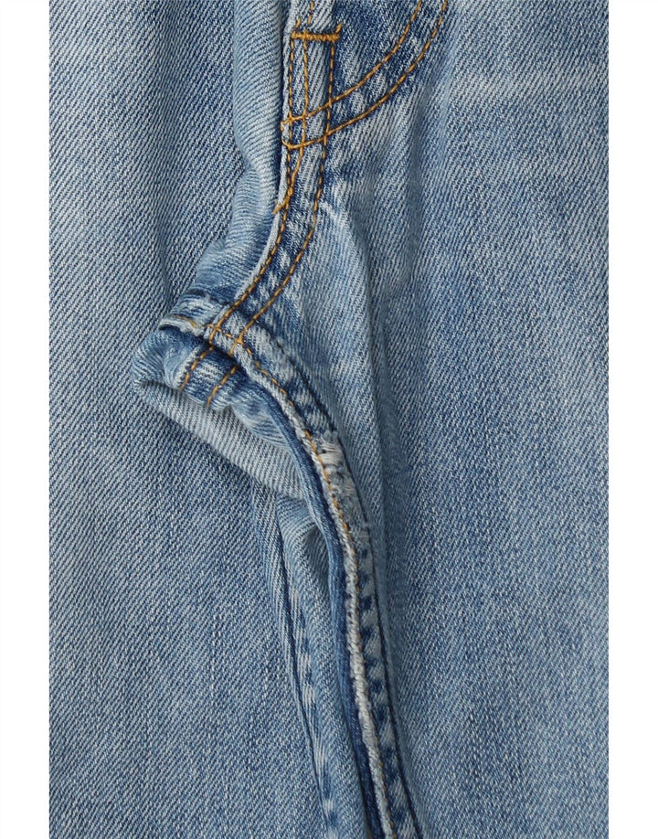 Lee Mens Knox Straight Jeans W34 L34 Azul Algodão