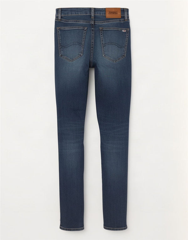 Tommy Hilfiger Masculino Simon Skinny Jeans W30 L32 Azul Marinho Algodão