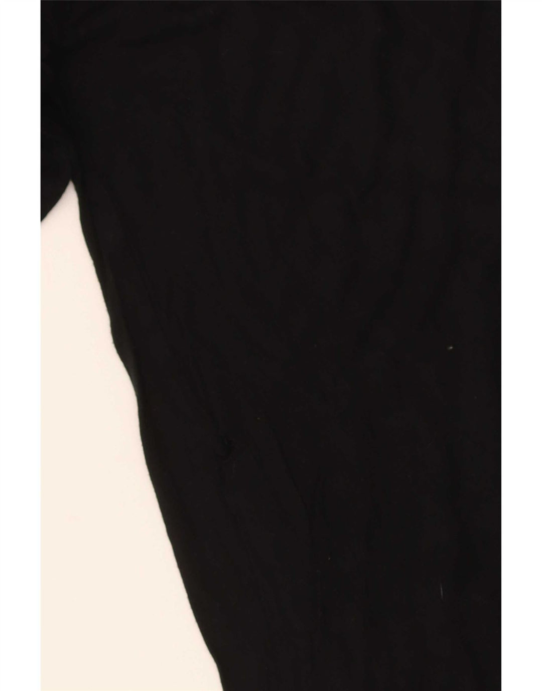 Zara Top feminino com estampa abstrata manga comprida Reino Unido 16 grande preto