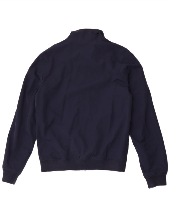 Tommy Hilfiger Mens Bomber Jacket UK 36 Pequeno Azul Marinho Poliamida