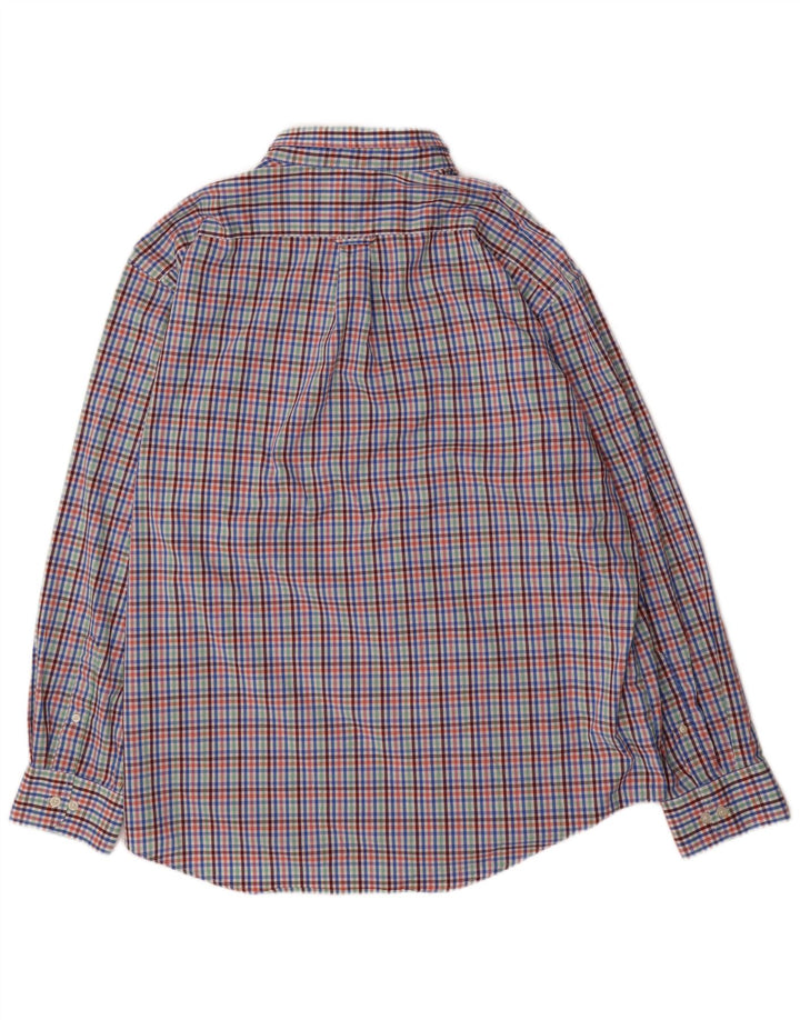 Camisa masculina IZOD 2XL algodão guingão multicolorido