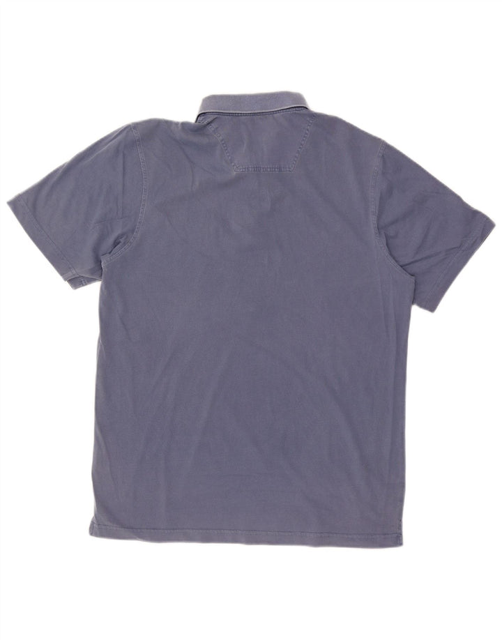 Camisa polo masculina TOMMY HILFIGER médio algodão azul marinho