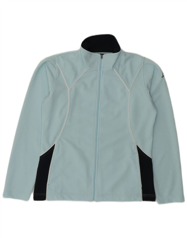 Jaqueta feminina Kappa UK 16 grande colorblock azul poliéster