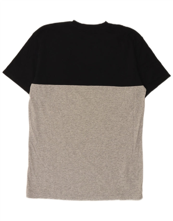 Camiseta masculina Vans Classic Fit Top cinza médio colorblock algodão
