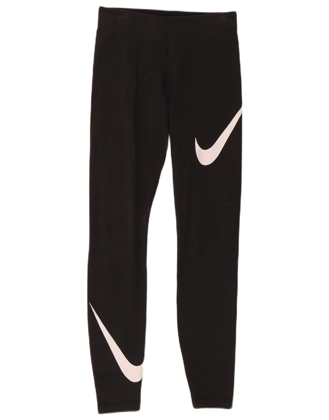 Leggings Nike Femininas Graphic UK 8 Pequenas Algodão Preto
