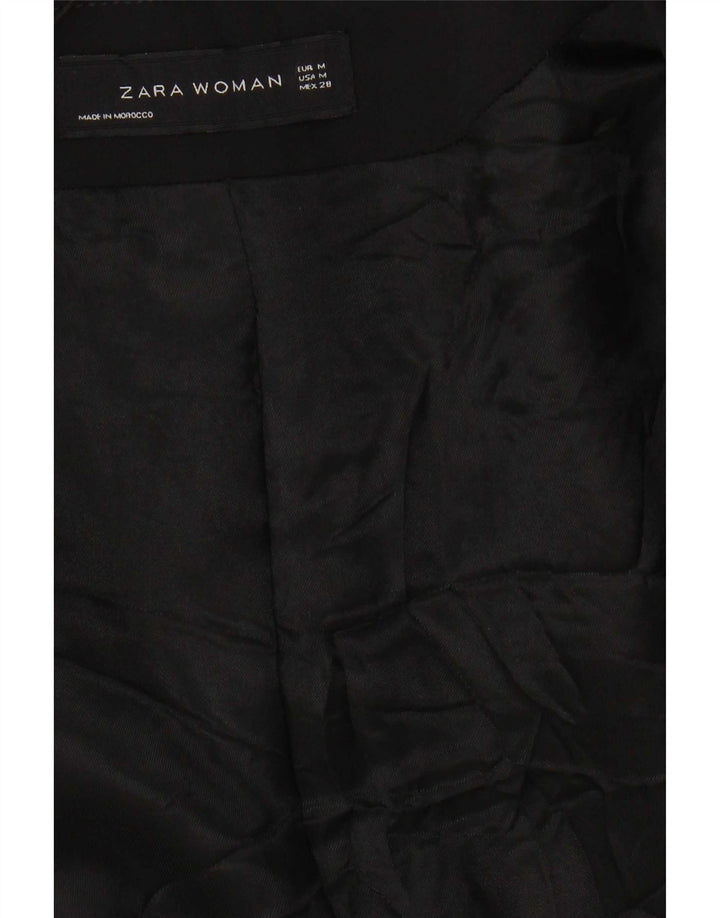 Jaqueta Zara Womens Open Blazer UK 12 Médio Vermelho Salpicado