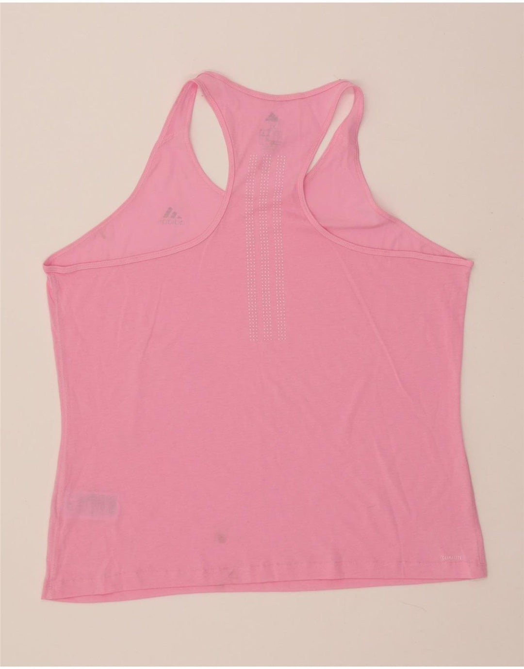 ADIDAS Womens Climalite Vest Top UK 20/22 XL Rosa Poliéster