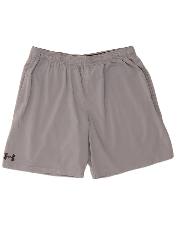 Shorts esportivos gráficos masculinos Under Armour XL cinza