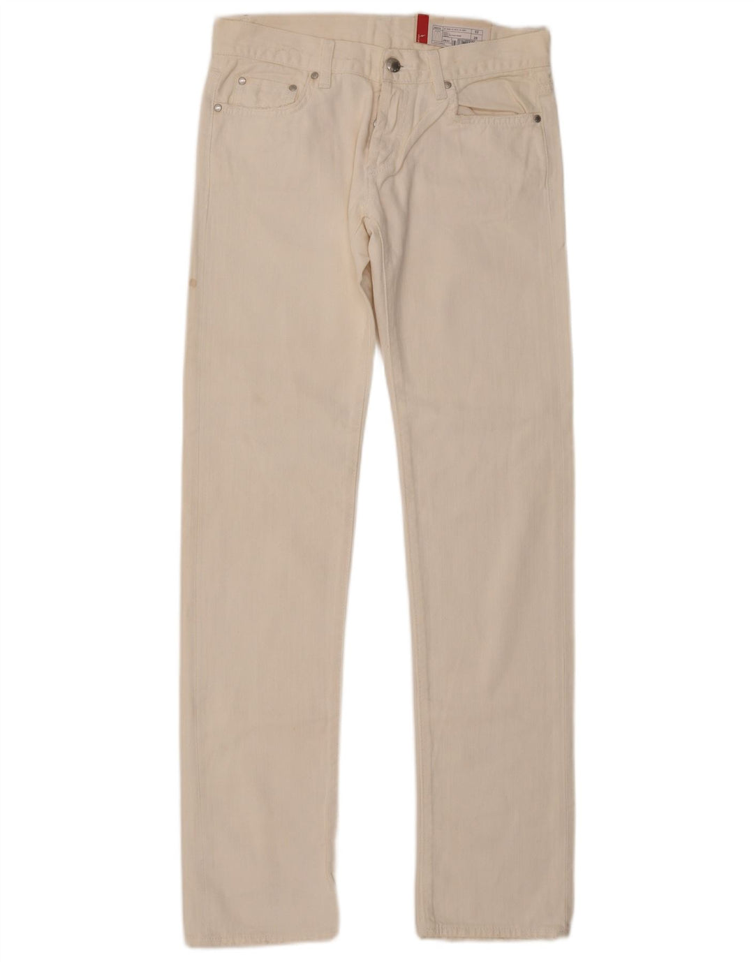 Gap Womens Slim Jeans W28 L34 Off White Algodão