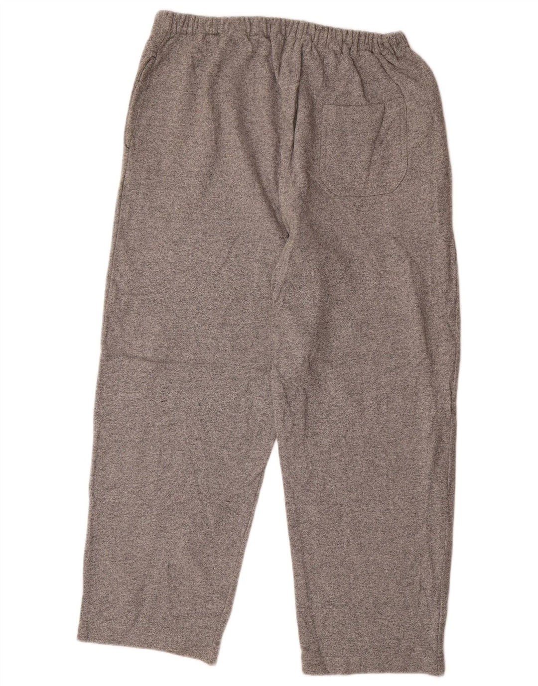 Calça de treino masculina Champion grande algodão manchado cinza
