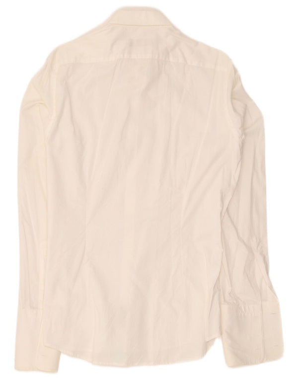 Camisa masculina Pierre Cardin tamanho 40 15 3/4 médio branco