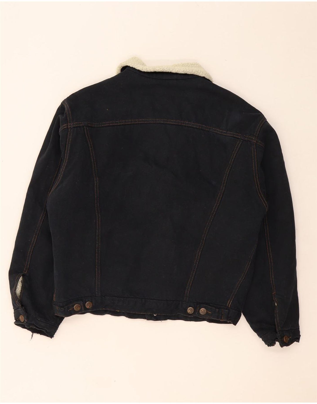 Jaqueta jeans masculina AMERICANINO UK 36 pequena azul marinho