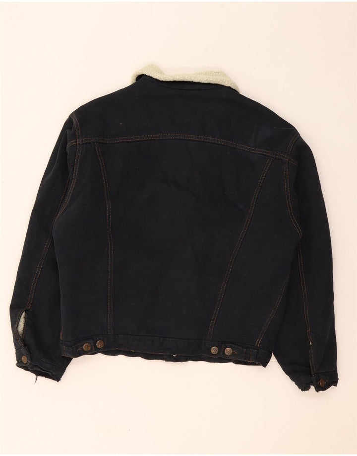 Jaqueta jeans masculina AMERICANINO UK 36 pequena azul marinho