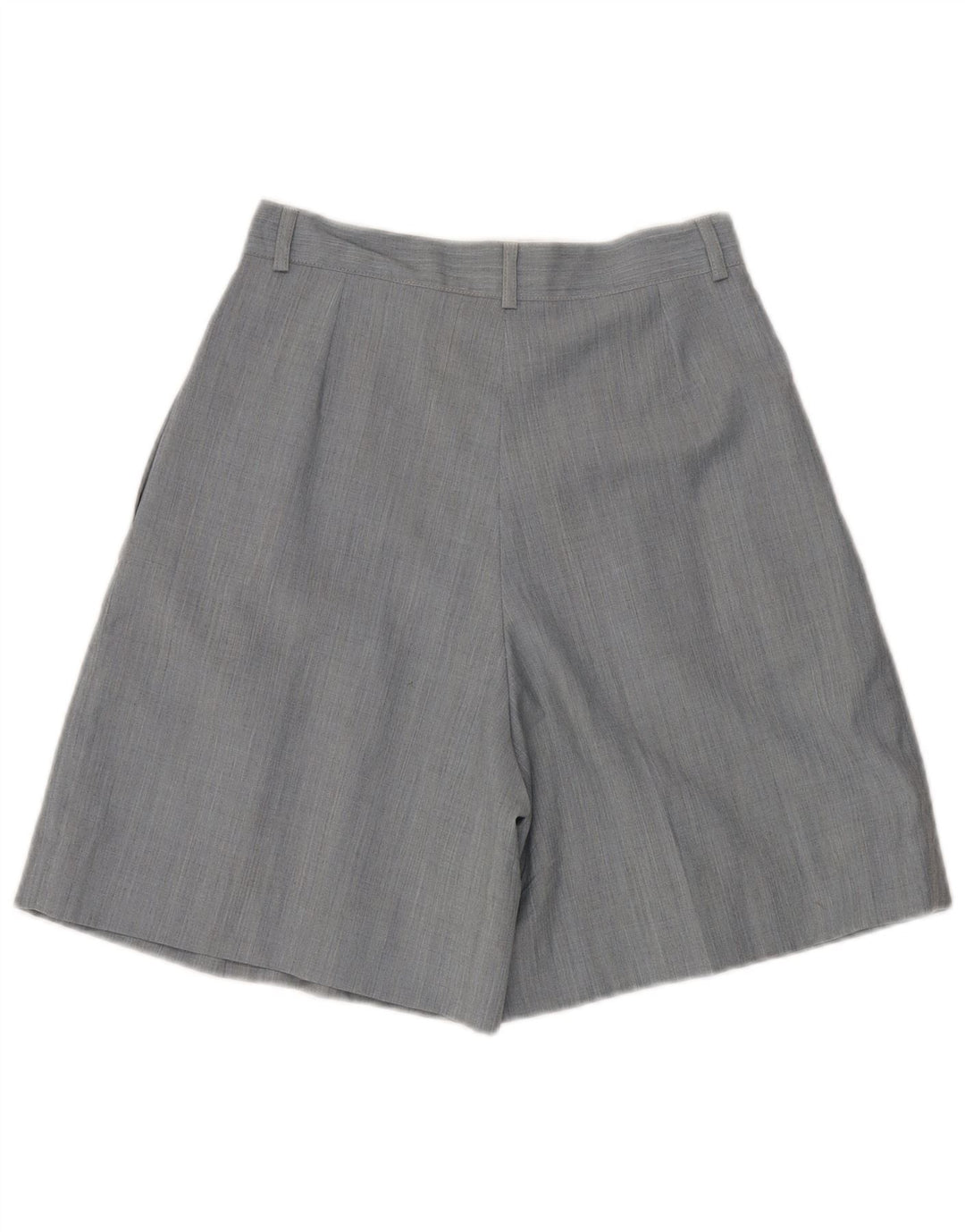 Olivia Hassler Shorts feminino casual de cintura alta IT 42 médio W28 lã azul